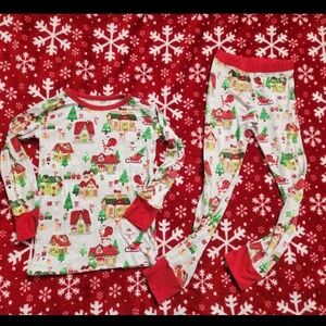 Santa Village Bamboo Pajamas 4T